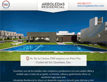 Tablet Screenshot of hogaresqueretaro.com